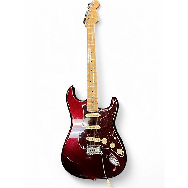 Used Fender American Standard Stratocaster Bordeaux Metallic Solid Body Electric Guitar