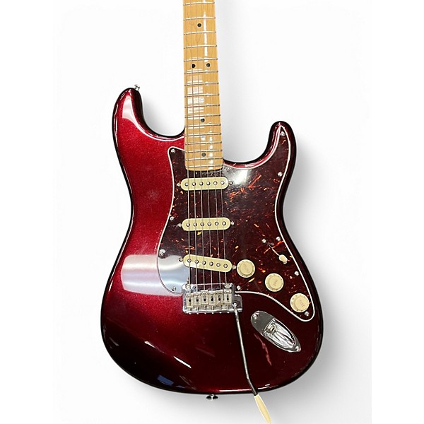 Used Fender American Standard Stratocaster Bordeaux Metallic Solid Body Electric Guitar