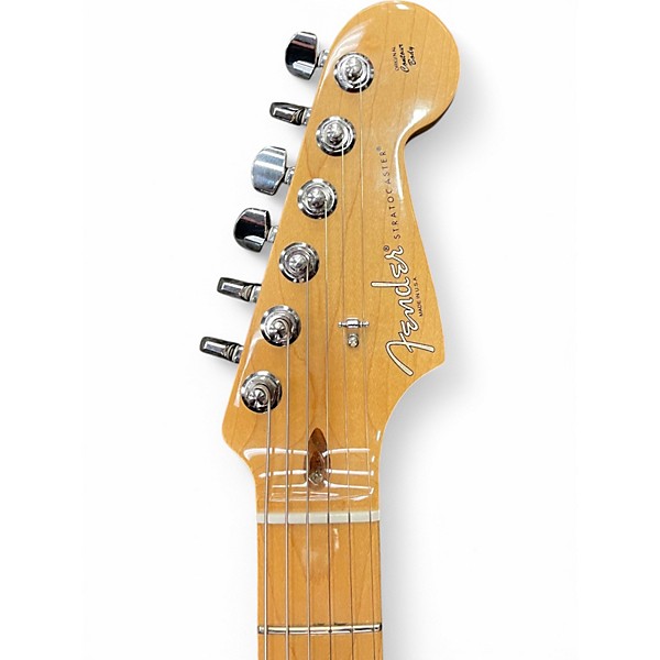 Used Fender American Standard Stratocaster Bordeaux Metallic Solid Body Electric Guitar
