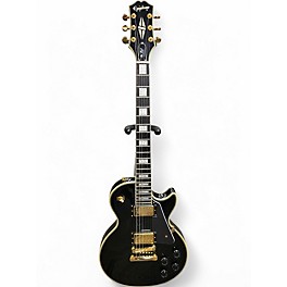 Used Epiphone Les Paul Custom Black Solid Body Electric Guitar