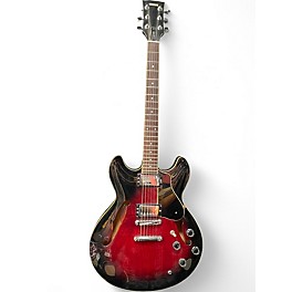 Used Yamaha sa800 Cherry Hollow Body Electric Guitar