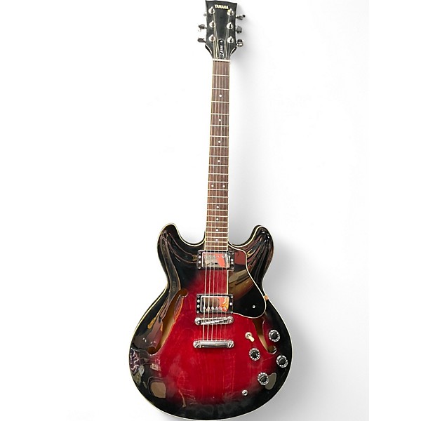 Used Yamaha sa800 Cherry Hollow Body Electric Guitar