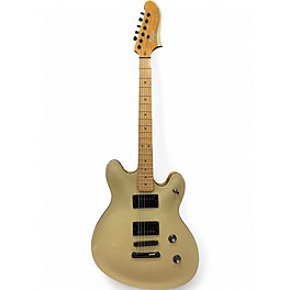 Used 2022 Squier Contemporary Active Starcaster Shoreline Gold Hollow Body Electric Guitar