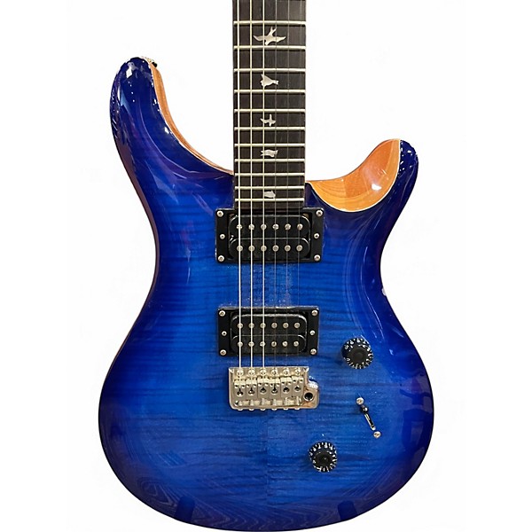 Used PRS SE Custom 24 Blue Solid Body Electric Guitar