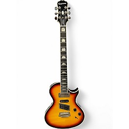 Used Epiphone Nighthawk Custom Reissue 3 Color Sunburst Solid Body Electric Guitar