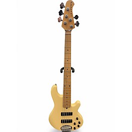 Used Lakland 55-01 Skyline Series 5 String Antique White Electric Bass Guitar
