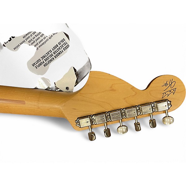 Used Fender Kingfish telecaster deluxe Purple Solid Body Electric Guitar