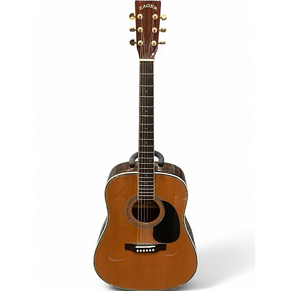 Used Zager ZAD-80/N Natural Acoustic Guitar