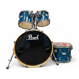 Used Pearl 4 Piece VSX VISION KIT STRATA BLUE Drum Kit