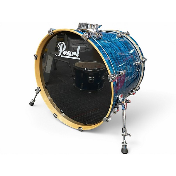 Used Pearl 4 Piece VSX VISION KIT STRATA BLUE Drum Kit