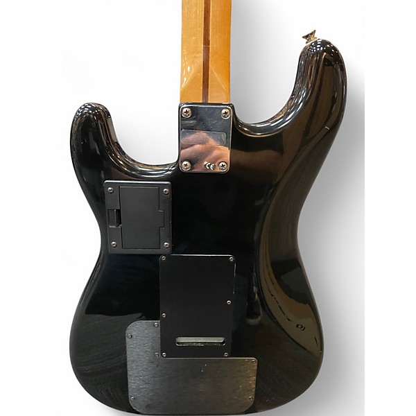 Used Fender VG Stratocaster Black Solid Body Electric Guitar