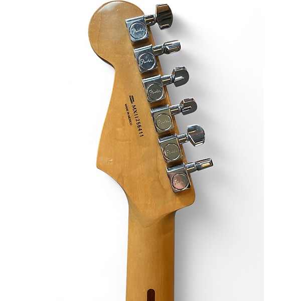 Used Fender VG Stratocaster Black Solid Body Electric Guitar