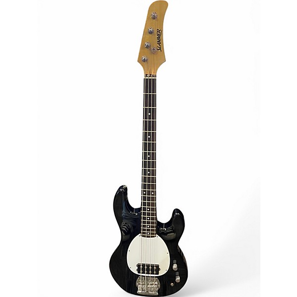 Used Hamer SLAMMER Black and White Electric Bass Guitar