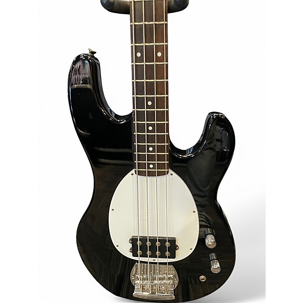 Used Hamer SLAMMER Black and White Electric Bass Guitar