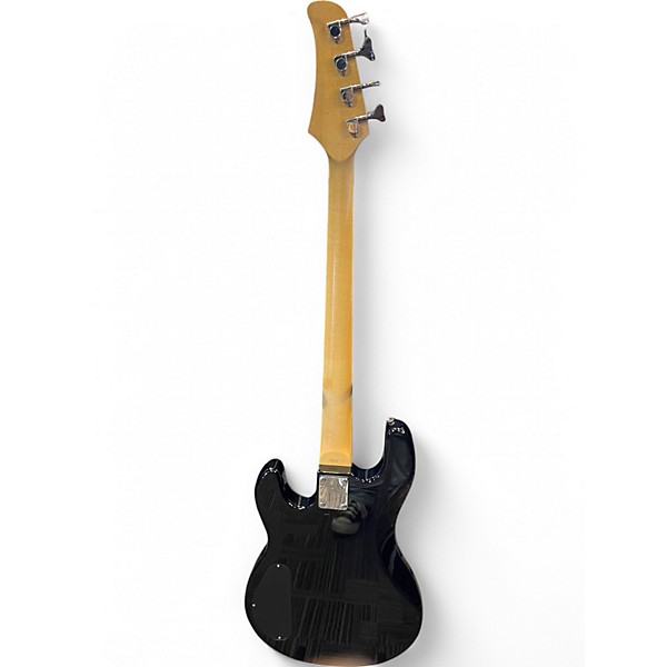 Used Hamer SLAMMER Black and White Electric Bass Guitar