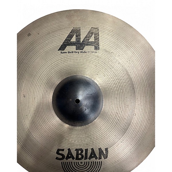 Used SABIAN 21in AA RAW BELL DRY RIDE Cymbal