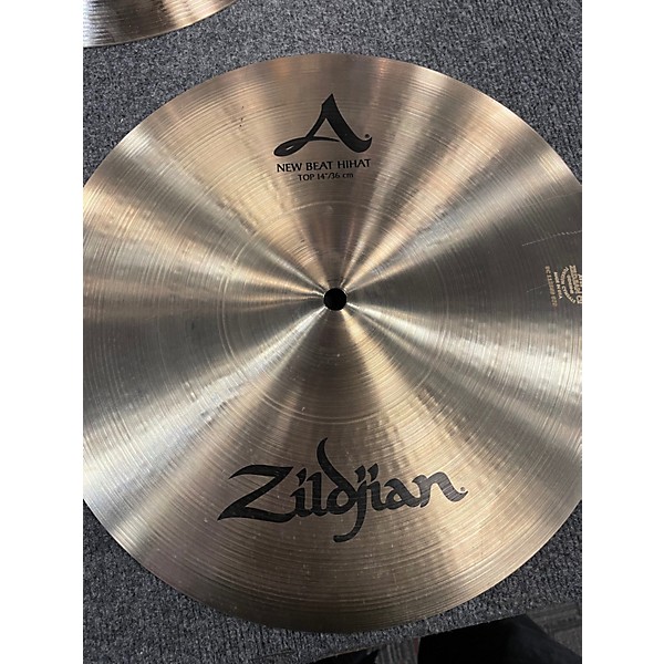 Used Zildjian 14in A Custom Hi Hat Pair Cymbal