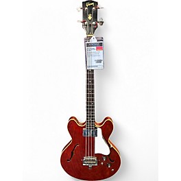 Vintage 1968 Gibson EB-2  Flat Red Electric Bass Guitar