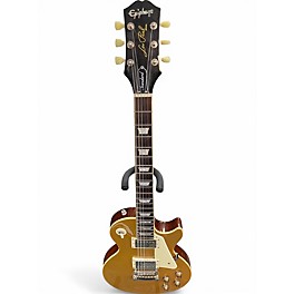 Used Epiphone Les Paul Standard Gold Top Solid Body Electric Guitar