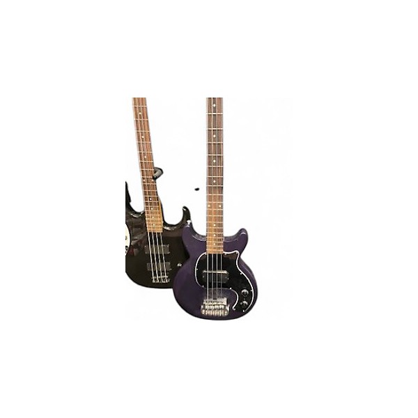 Used Gibson Les Paul Bass Blue Electric Bass Guitar,Specials : American Fashion Style Bags On Sale