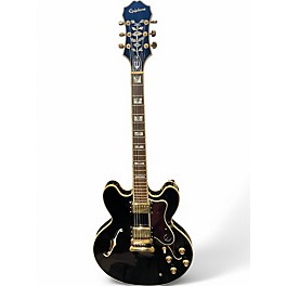 Used Epiphone Sheraton II Black Hollow Body Electric Guitar