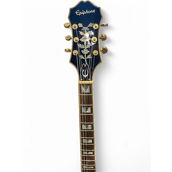 Used Epiphone Sheraton II Black Hollow Body Electric Guitar