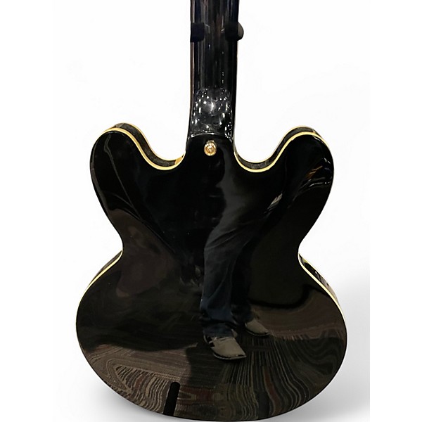 Used Epiphone Sheraton II Black Hollow Body Electric Guitar