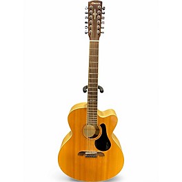 Used Alvarez AJ80CE-12 Artist Series Jumbo Natural 12 String Acoustic Electric Guitar