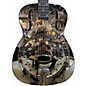 Used Recording King RM 997H Metallic Silver Resonator Guitar