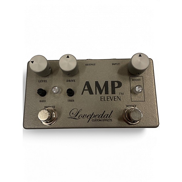 Used Lovepedal Amp Eleven Overdrive Boost Effect Pedal