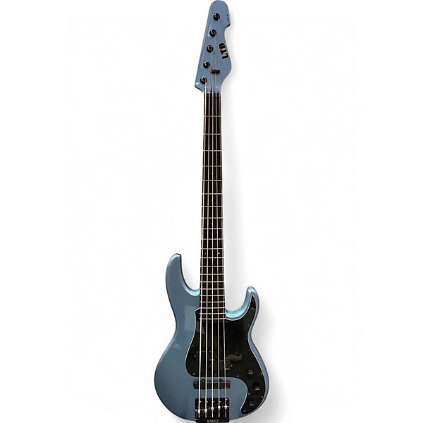 Used ESP LTD AP5 Blue Electric Bass Guitar