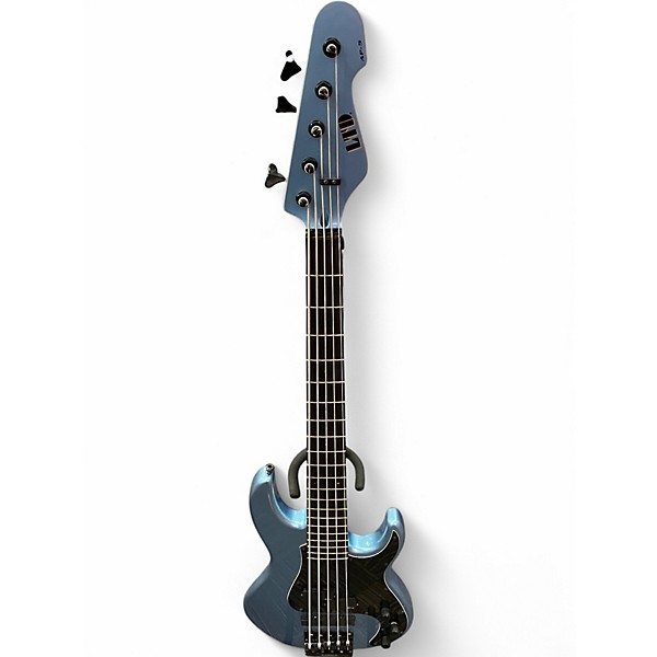 Used ESP LTD AP5 Blue Electric Bass Guitar