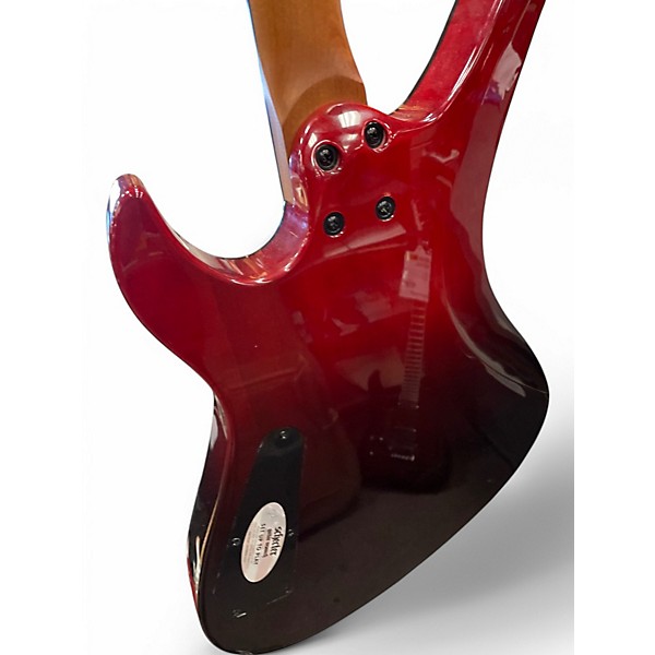 Used Schecter Guitar Research AVENGER STANDARD Crimson Red Trans Solid Body Electric Guitar