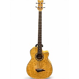 Used Dean EQABA Natural Acoustic Bass Guitar