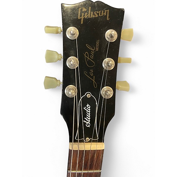 Used 2005 Gibson Les Paul Studio BLACK Solid Body Electric Guitar