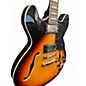 Used Firefly FF338 3 Color Sunburst Hollow Body Electric Guitar