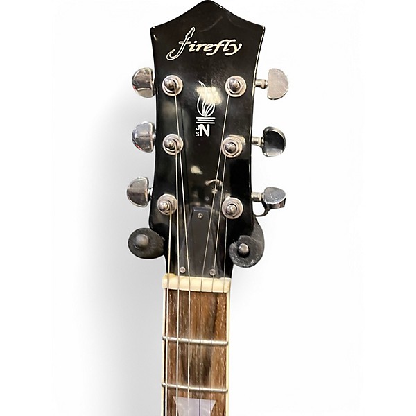 Used Firefly FF338 3 Color Sunburst Hollow Body Electric Guitar