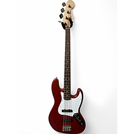 Used Fender Player Jazz Bass Red Electric Bass Guitar