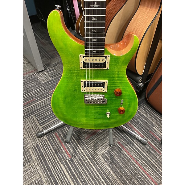Used PRS SE Custom 24 Lime Greren Solid Body Electric Guitar,New Products : American Fashion Style Bags On Sale