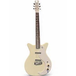 Used Danelectro 59M NOS+ Aged White Solid Body Electric Guitar