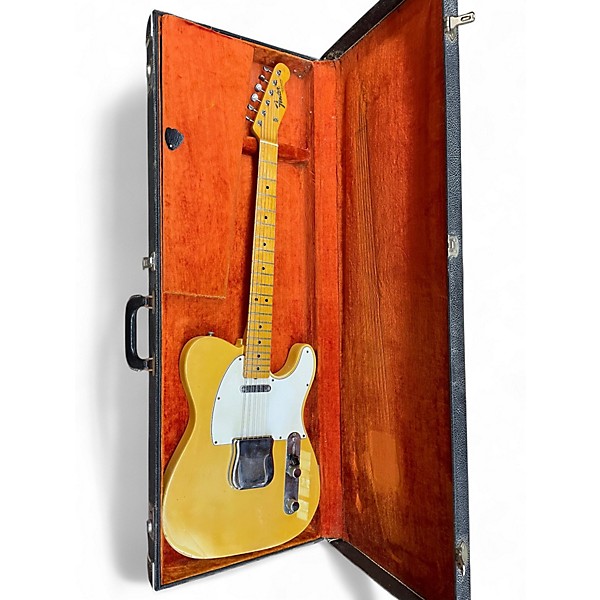 Vintage 1966 Fender Telecaster Butterscotch Solid Body Electric Guitar