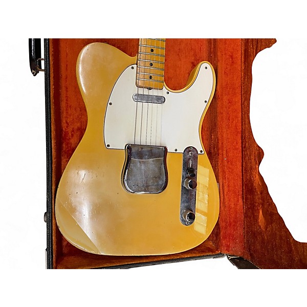 Vintage 1966 Fender Telecaster Butterscotch Solid Body Electric Guitar