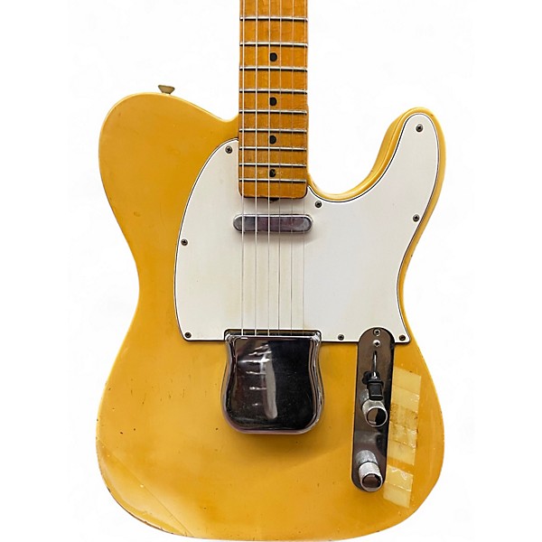 Vintage 1966 Fender Telecaster Butterscotch Solid Body Electric Guitar