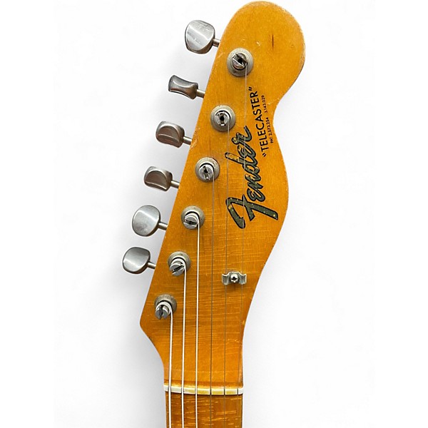 Vintage 1966 Fender Telecaster Butterscotch Solid Body Electric Guitar