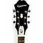Used Epiphone Noel Gallagher Riviera Dark Wine Red Hollow Body Electric Guitar