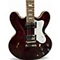 Used Epiphone Noel Gallagher Riviera Dark Wine Red Hollow Body Electric Guitar