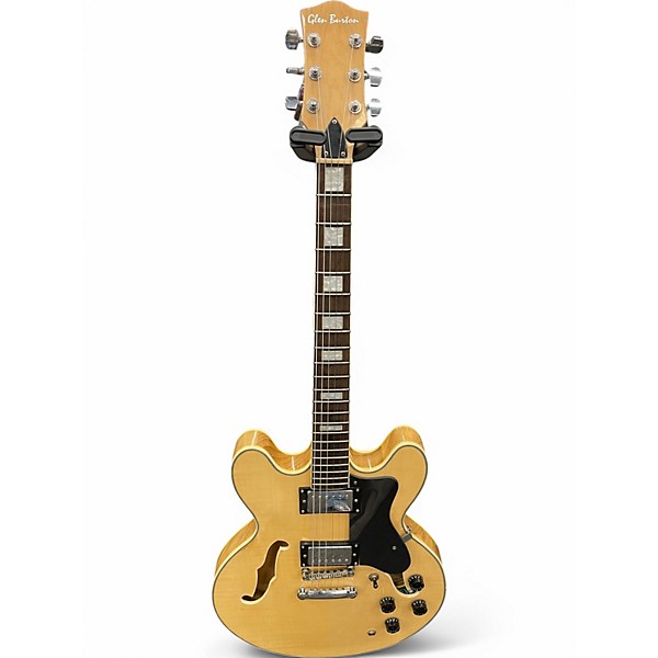 Used Glenn Burton GE 355 NT YELLOW Hollow Body Electric Guitar