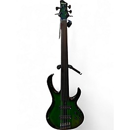 Used Ibanez Steve Di Giorgio Signature Dark Moss Burst Electric Bass Guitar