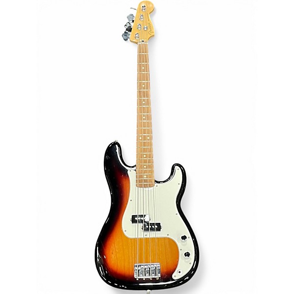 Used Fender Player Precision Bass 2 Color Sunburst Electric Bass Guitar