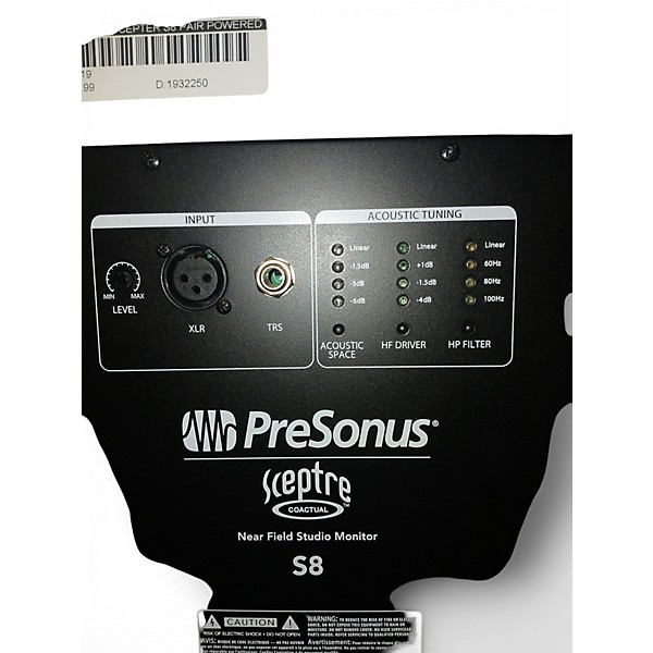 Used PreSonus SCEPTER S8 PAIR Powered Monitor